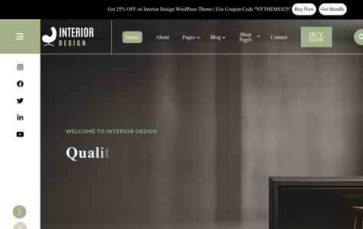 Interior Design Pro (Omega Themes) (screenshot desktop)