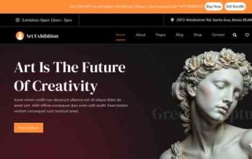 Modern Art Gallery Pro (screenshot desktop)