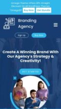 Omega Design Agency Pro (screenshot mobile)