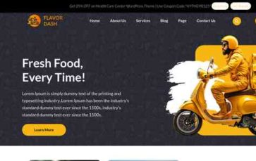 Omega Food Delivery Pro (screenshot desktop)