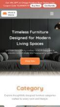 Omega Furniture Store Pro (screenshot mobile)