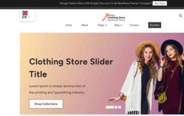 Omega Online Store Pro (screenshot desktop)