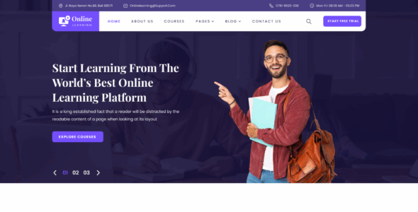 Online Learning LMS Pro (Omega Themes)