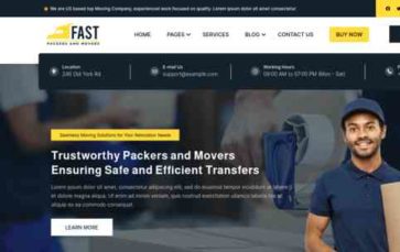 Packers Movers Company Pro (screenshot desktop)