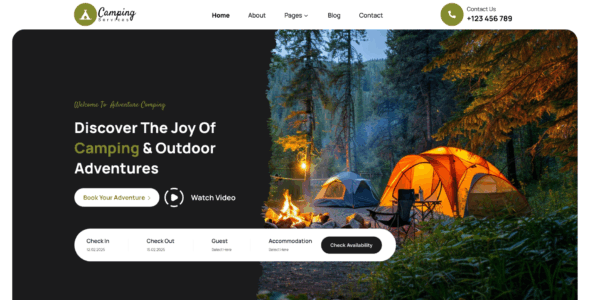 Travel Camping Pro (Omega Themes)