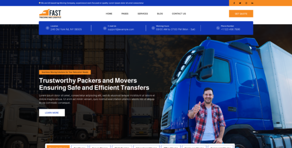 Trucking Company Pro (Omega Themes)
