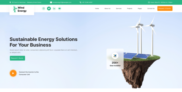 Wind Energy Pro (Omega Themes)