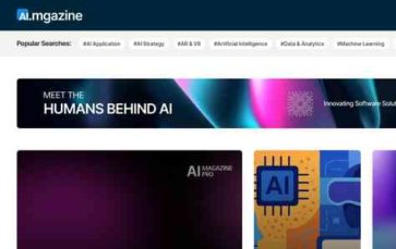 AI Magazine Pro (screenshot desktop)