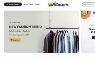 Glamourhub Pro (screenshot desktop)