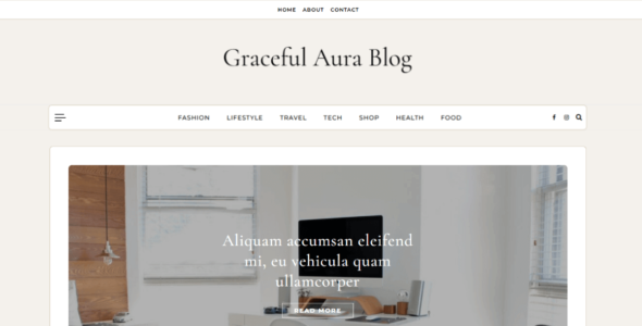 Graceful Aura Blog (Optima Themes)