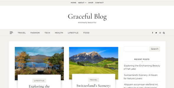 Graceful Blog Pro (Optima Themes)