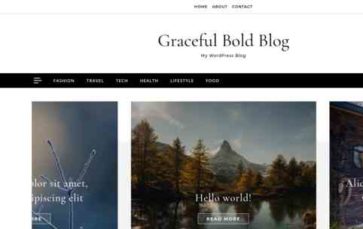 Graceful Bold Blog (screenshot desktop)