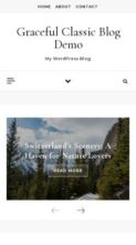 Graceful Classic Blog (screenshot mobile)