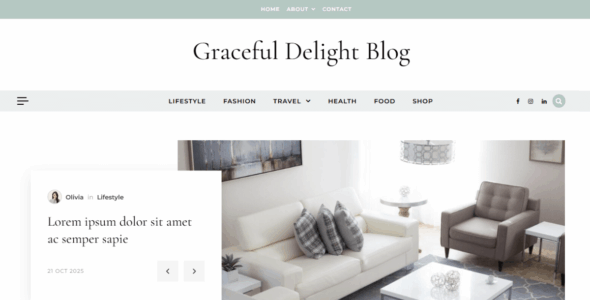 Graceful Delight Blog Pro (Optima Themes)