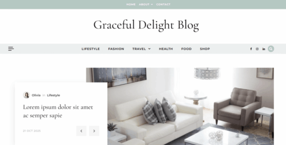 Graceful Delight Blog (Optima Themes)