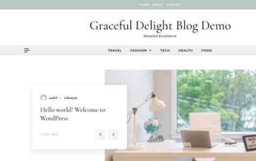 Graceful Delight Blog (screenshot desktop)