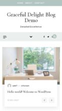 Graceful Delight Blog (screenshot mobile)
