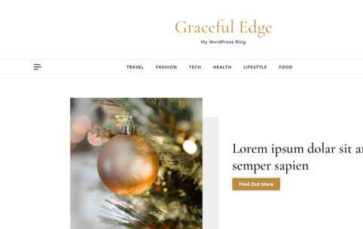 Graceful Edge Blog (screenshot desktop)