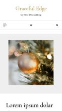 Graceful Edge Blog (screenshot mobile)