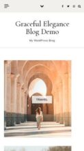 Graceful Elegance Blog (screenshot mobile)