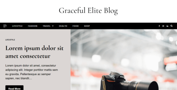 Graceful Elite Blog Pro (Optima Themes)