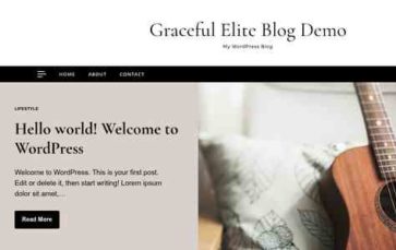 Graceful Elite Blog (screenshot desktop)