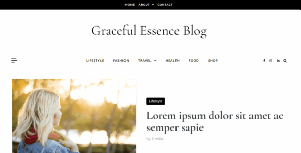 Graceful Essence Blog (Optima Themes)