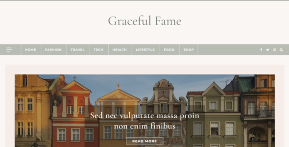 Graceful Fame Blog (Optima Themes)