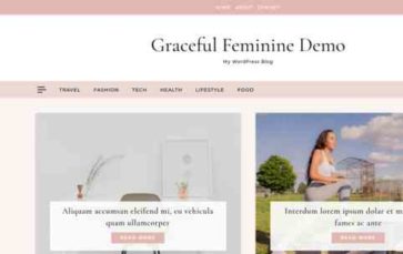 Graceful Feminine (screenshot desktop)