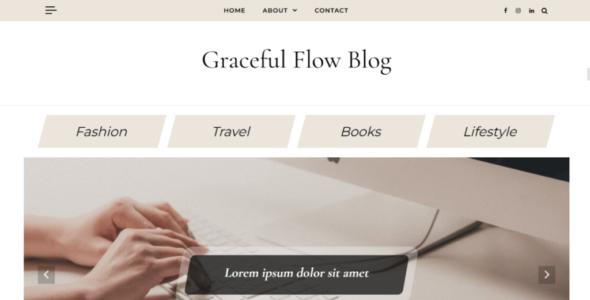 Graceful Flow Blog (Optima Themes)
