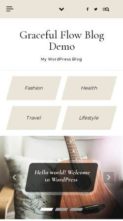 Graceful Flow Blog (screenshot mobile)