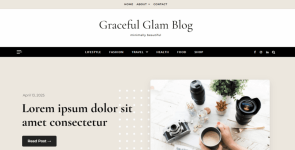 Graceful Glam Blog Pro (Optima Themes)