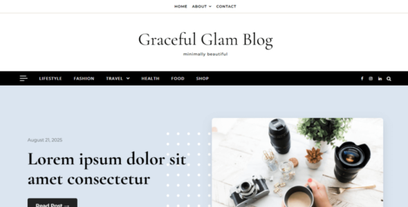 Graceful Glam Blog (Optima Themes)