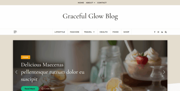 Graceful Glow Blog Pro (Optima Themes)