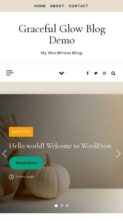 Graceful Glow Blog (screenshot mobile)