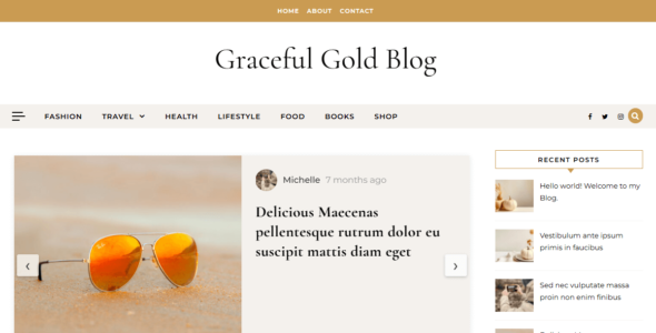 Graceful Gold Blog Pro (Optima Themes)