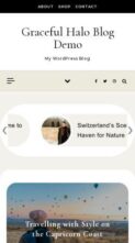 Graceful Halo Blog (screenshot mobile)