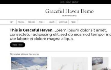 Graceful Haven (screenshot desktop)