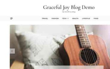 Graceful Joy Blog (screenshot desktop)