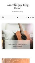 Graceful Joy Blog (screenshot mobile)