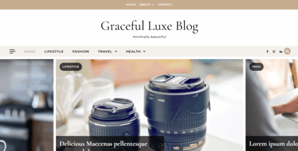 Graceful Luxe Blog (Optima Themes)