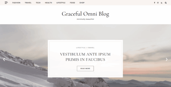 Graceful Omni Blog (Optima Themes)