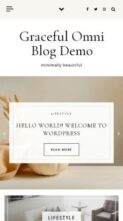 Graceful Omni Blog (screenshot mobile)