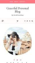 Graceful Personal Blog Pro (screenshot mobile)