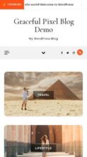 Graceful Pixel Blog (screenshot mobile)