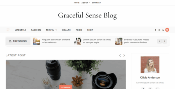 Graceful Sense Blog (Optima Themes)