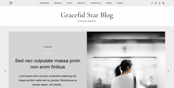 Graceful Star Blog (Optima Themes)