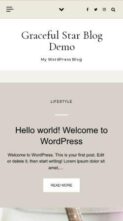 Graceful Star Blog (screenshot mobile)