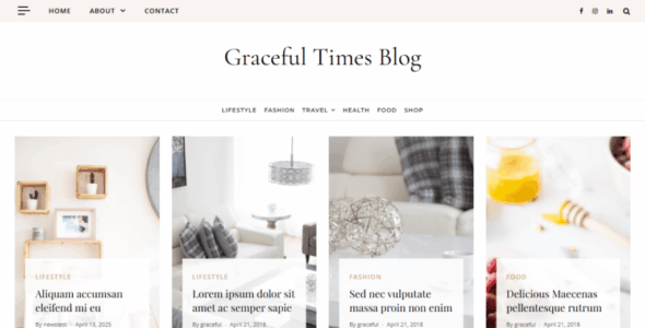 Graceful Times Blog (Optima Themes)