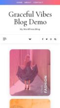 Graceful Vibes Blog (screenshot mobile)